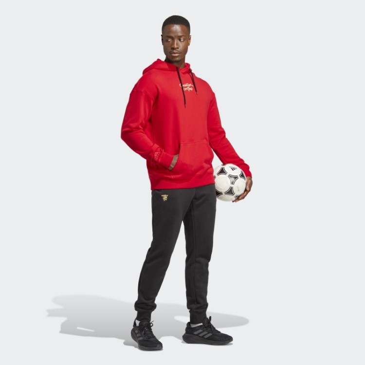 Adidas Manchester United Chines Story Moletom Com Capuz Escarlate