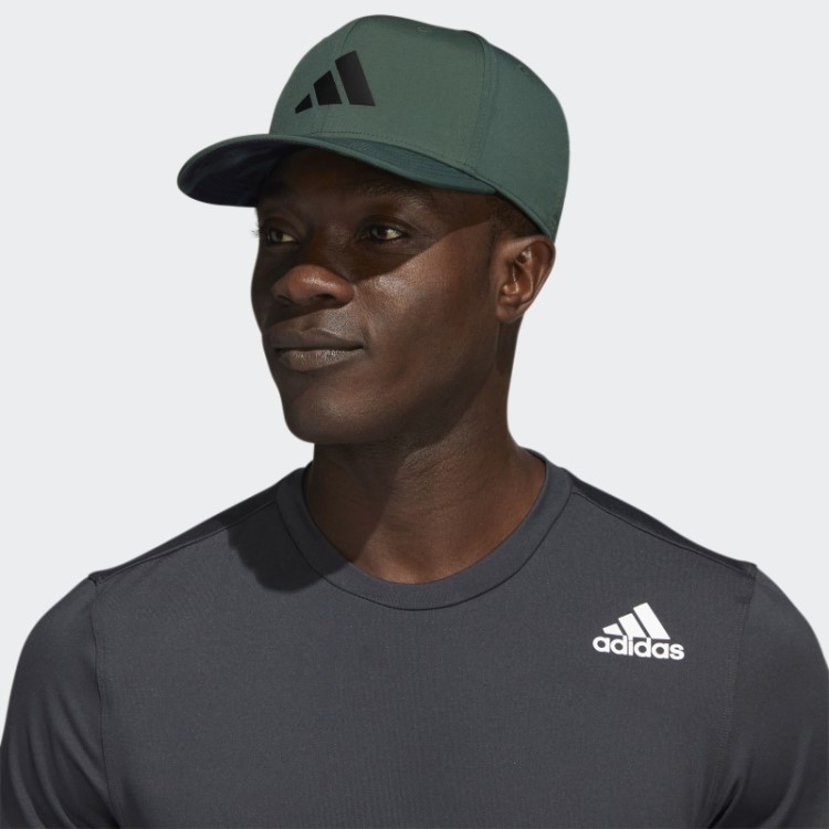 Boné Snapback Com Logo Verde óxido Adidas