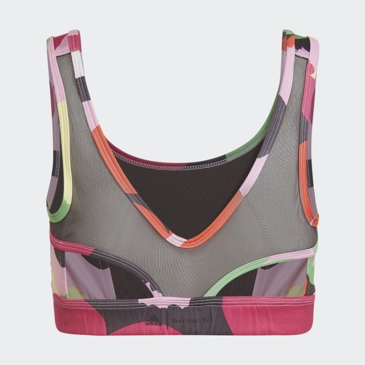 Rosa Gelo Quente Adidas X Marimekko Acredita Neste Sutiã Aeroready Training Com Estampa Floral