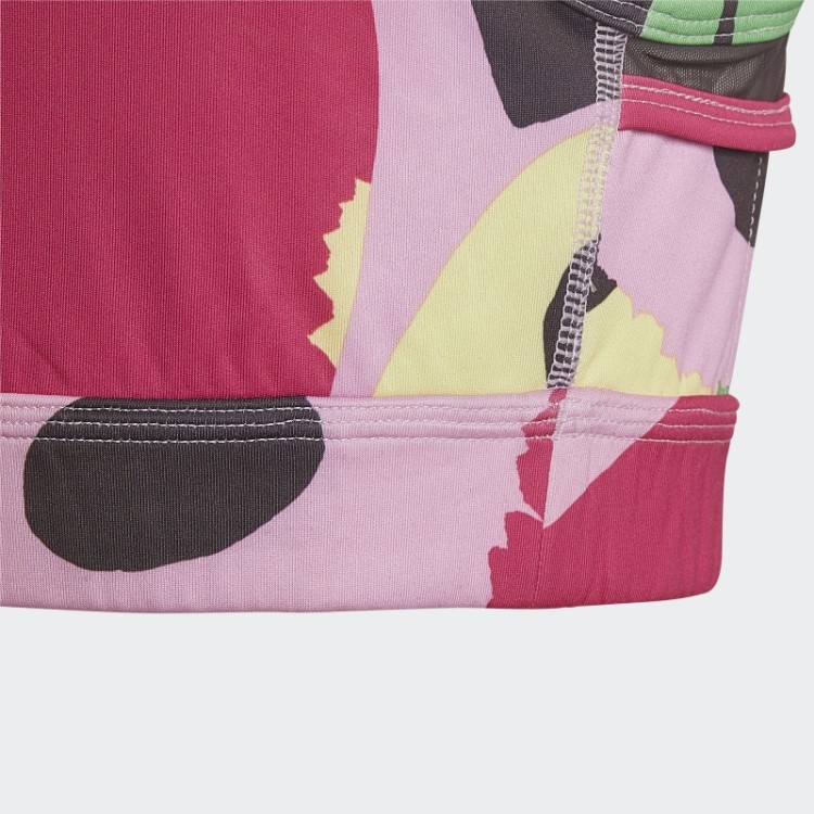 Rosa Gelo Quente Adidas X Marimekko Acredita Neste Sutiã Aeroready Training Com Estampa Floral