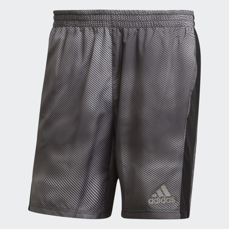 Bermuda Cinza Own The Run Colorblock Adidas