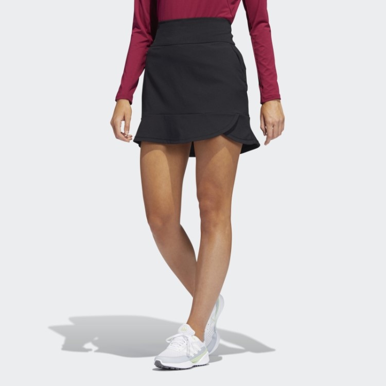 Skort Preto Adidas Com Babados