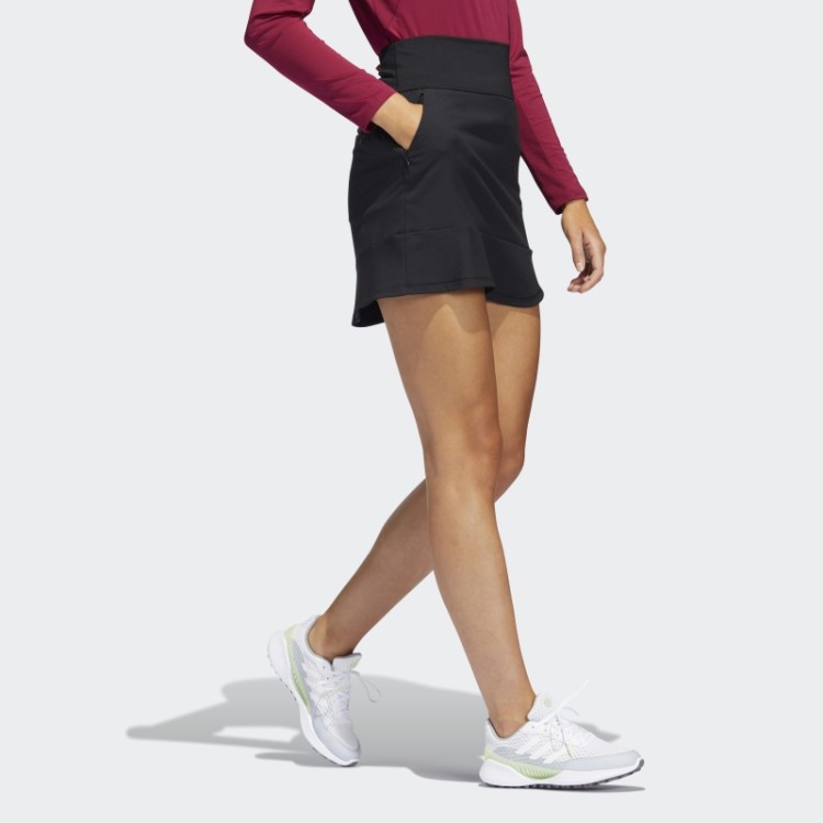 Skort Preto Adidas Com Babados