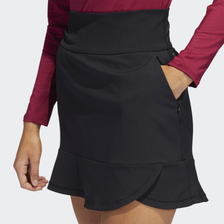 Skort Preto Adidas Com Babados