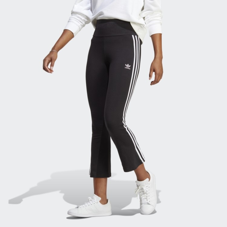 Adicolor Classics 3 Listras 7/8 Legging Flare Preto Adidas