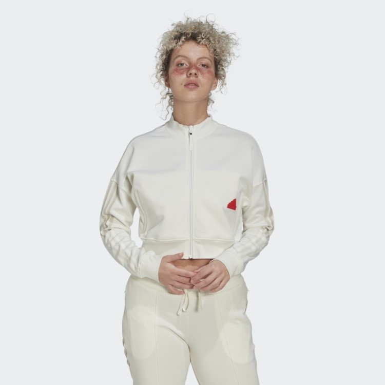 Top Cropped Branco Adidas