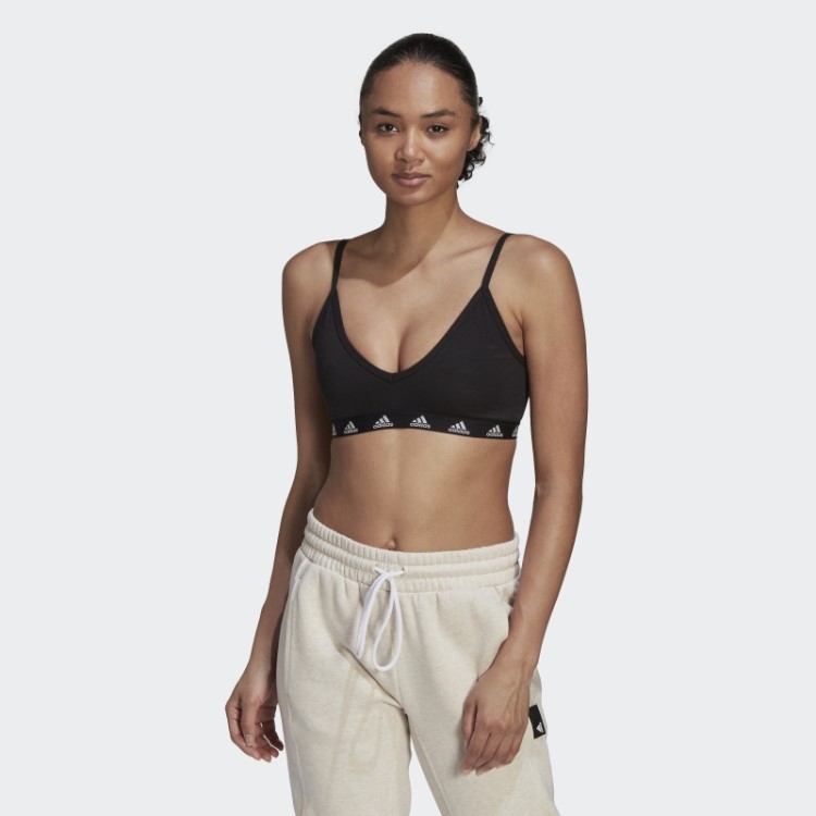 Sutiã Preto Adidas Purebare Hot Light-support