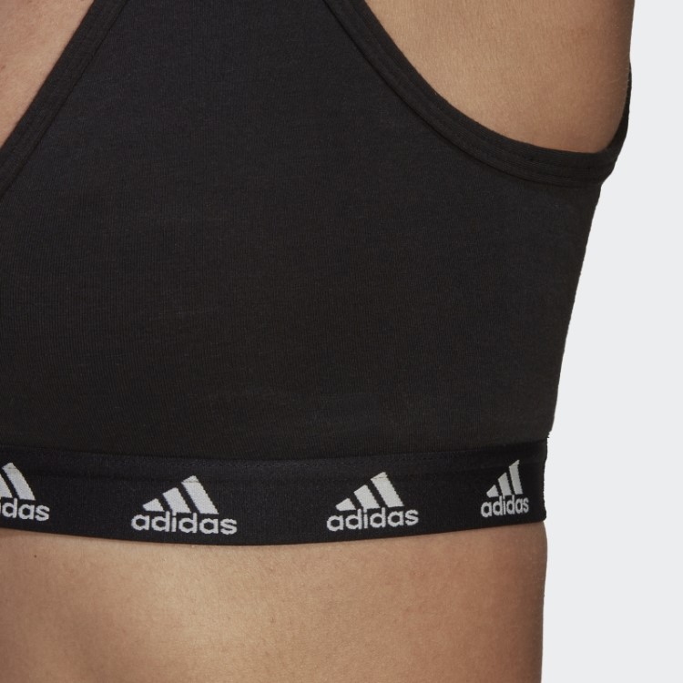 Sutiã Preto Adidas Purebare Light-support Quente