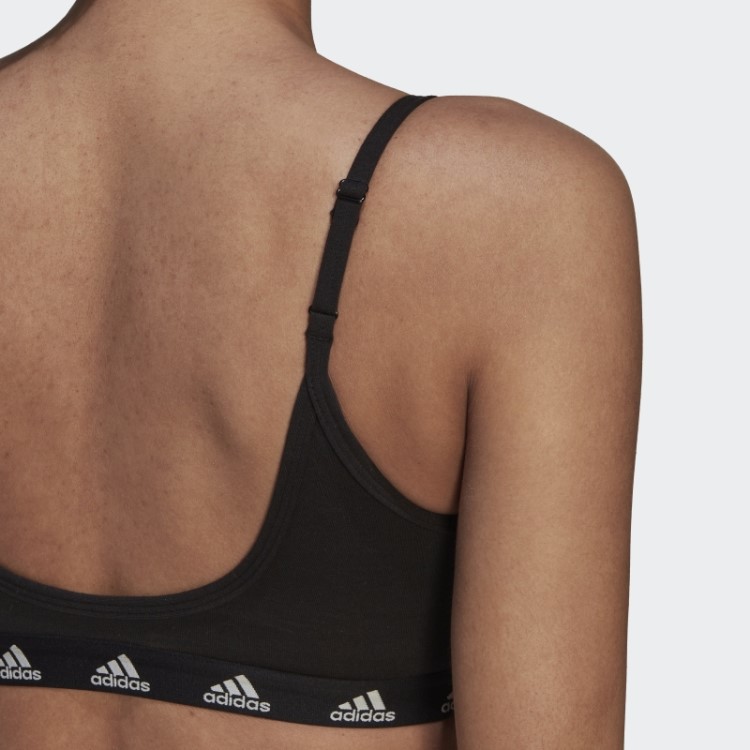Sutiã Preto Adidas Purebare Light-support Quente
