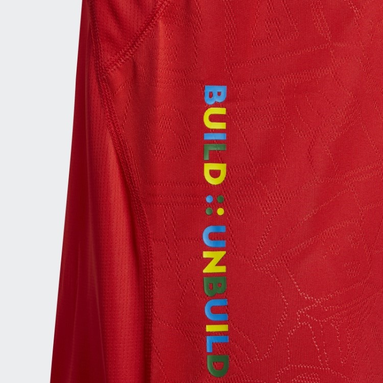 Moda De Camiseta Vermelha Adidas X Lego Play