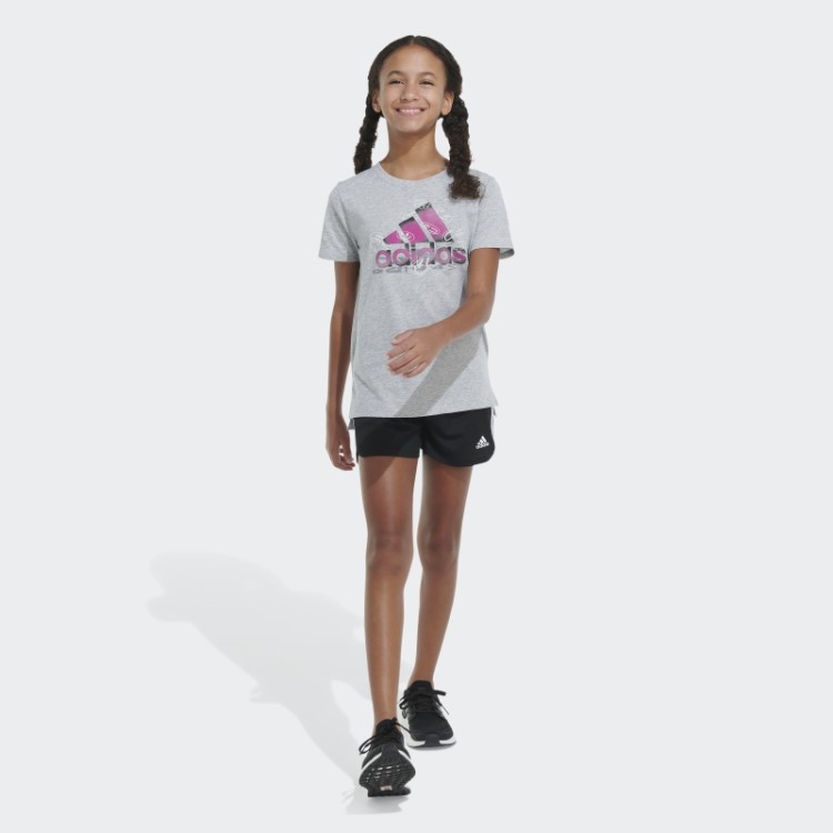 Camiseta Adidas Heather Ventilada Cinza Médio