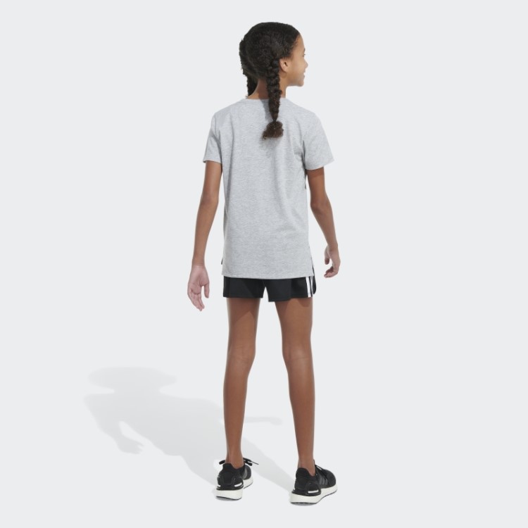 Camiseta Adidas Heather Ventilada Cinza Médio