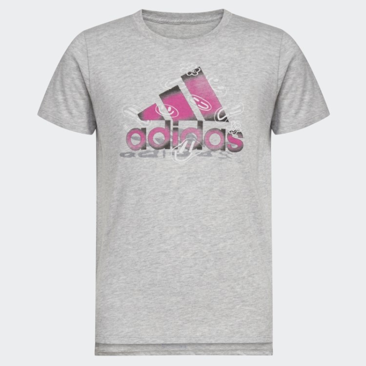 Camiseta Adidas Heather Ventilada Cinza Médio