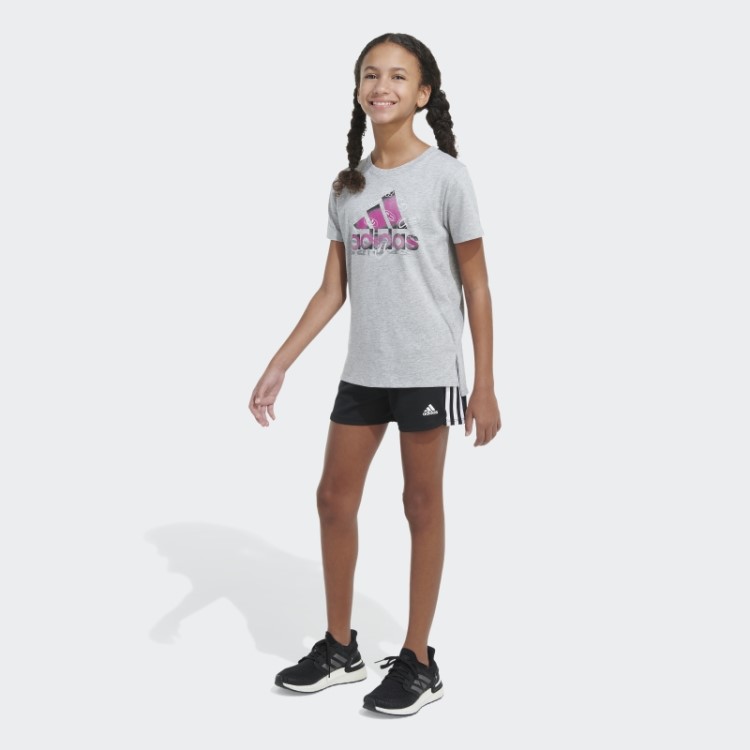 Camiseta Adidas Heather Ventilada Cinza Médio