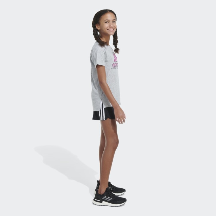 Camiseta Adidas Heather Ventilada Cinza Médio