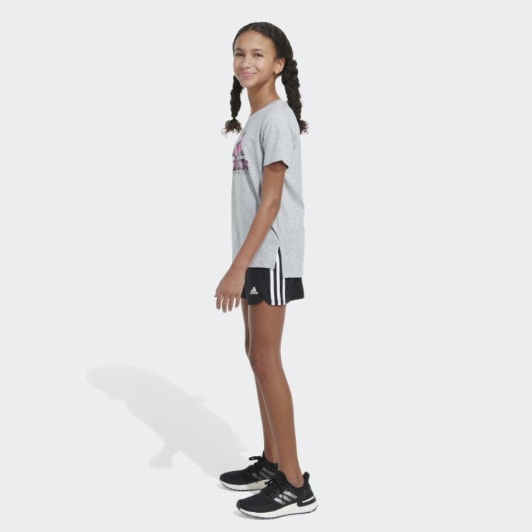 Camiseta Adidas Heather Ventilada Cinza Médio