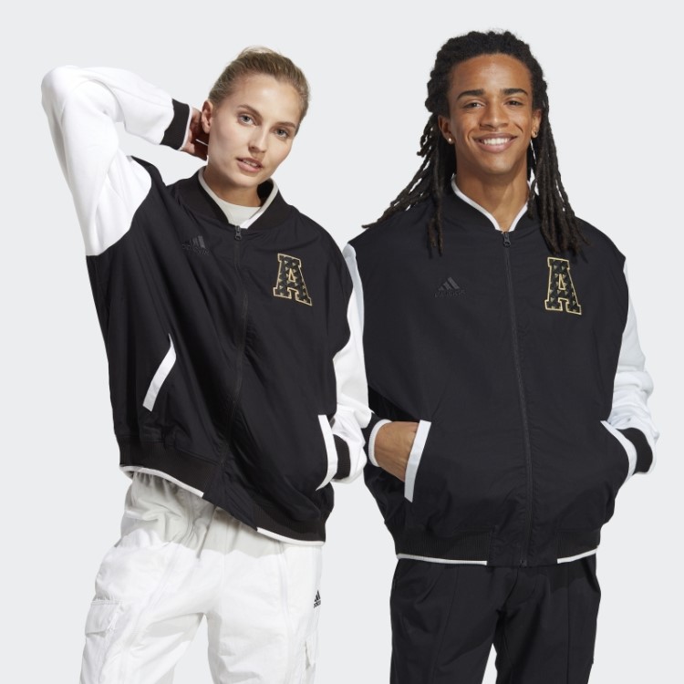Jaqueta Colegial All Szn Logomania Preta Adidas