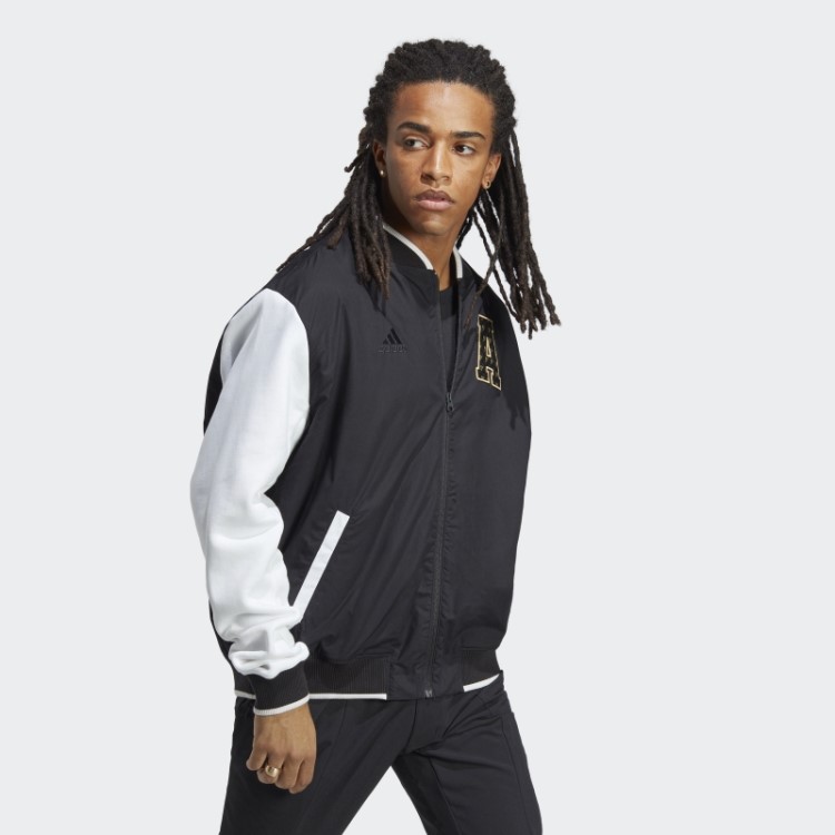 Jaqueta Colegial All Szn Logomania Preta Adidas