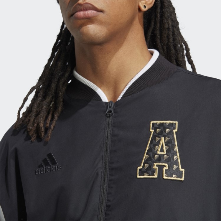 Jaqueta Colegial All Szn Logomania Preta Adidas
