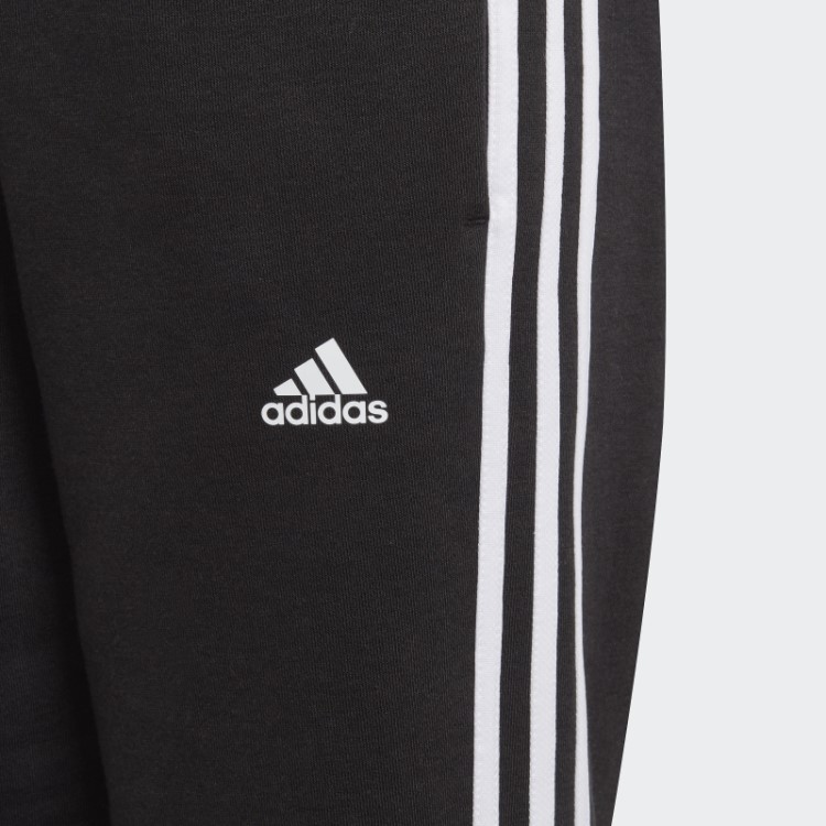 Calça Preta Adidas Essentials 3 Listras Quente