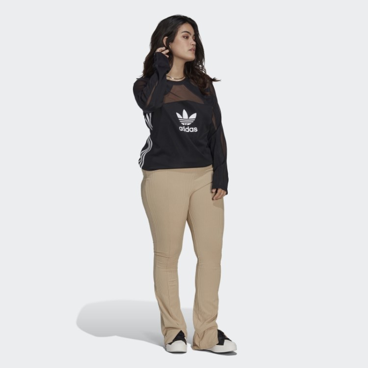 Top De Malha Adidas Preto Central (tamanho Grande)
