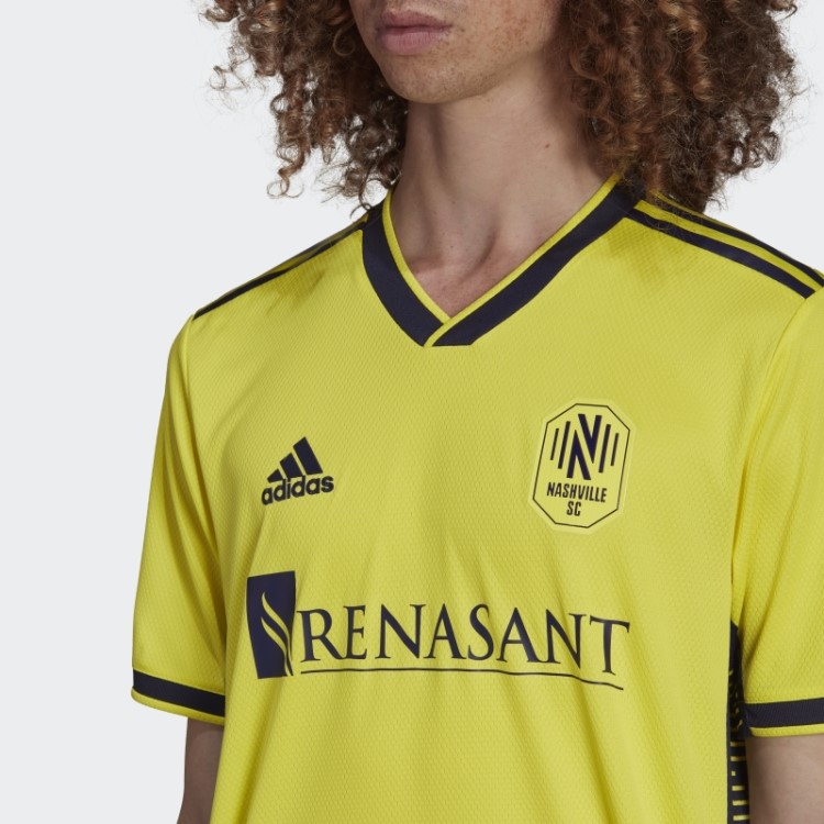 Camisa Amarela Choque Nashville Sc 22/23 Home Adidas