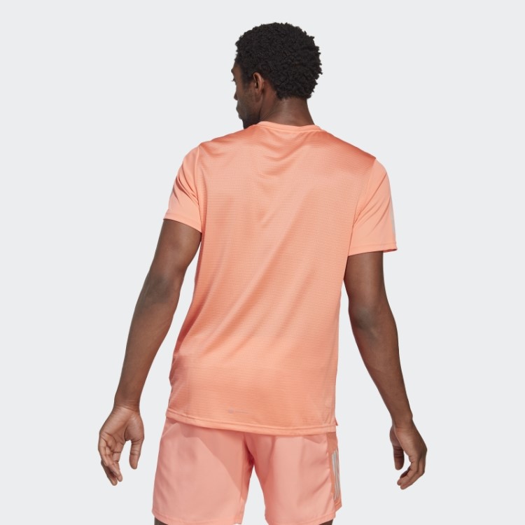 Possui A Camiseta Run Coral Adidas