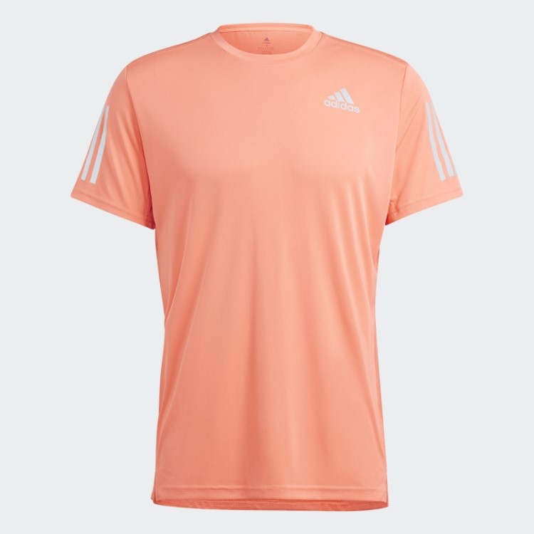 Possui A Camiseta Run Coral Adidas
