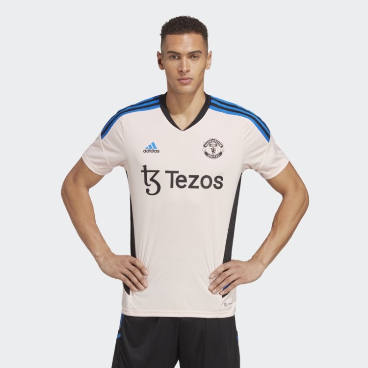 Icey Rosa Adidas Manchester United Condivo 22 Camisa De Treino Moda