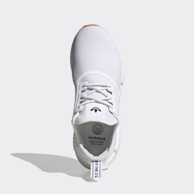 Tênis Branco Adidas Nmd-r1 Primeblue