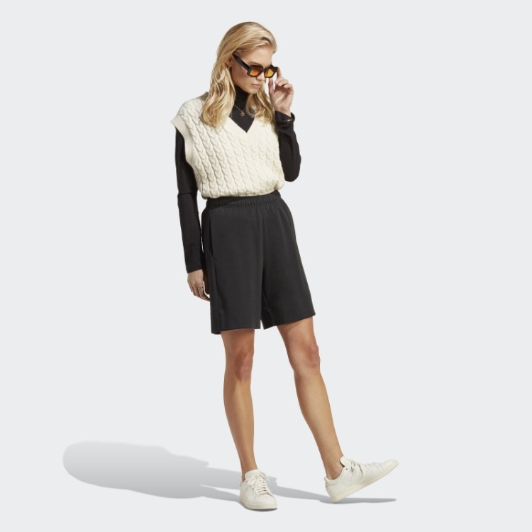 Shorts Longos Premium Essentials Preto Adidas