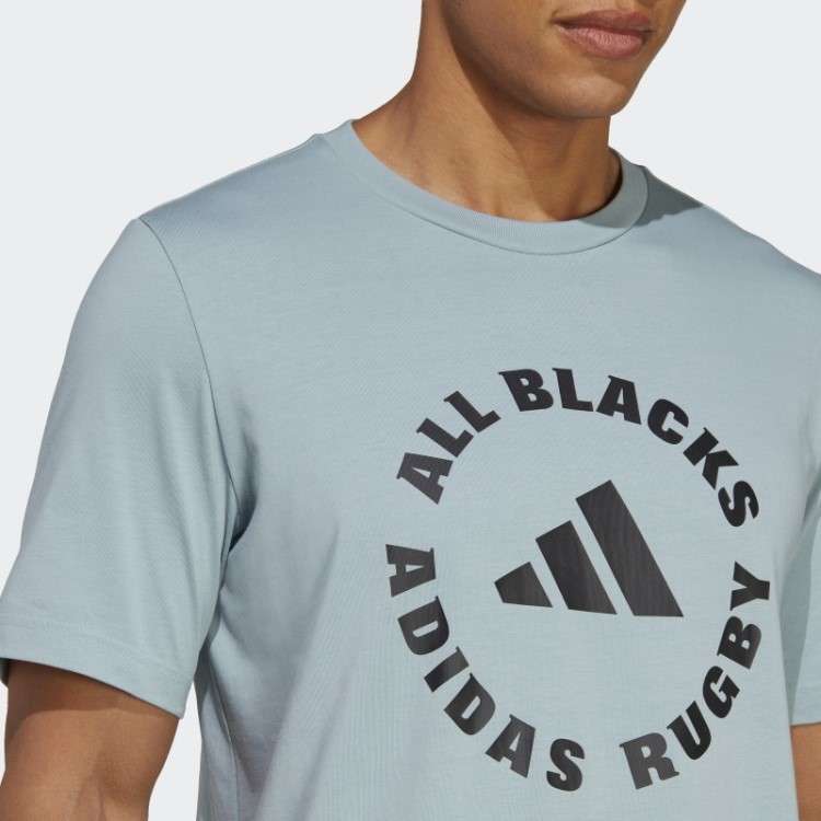 T-shirt Torcedores De Rugby All Black Adidas Cinza