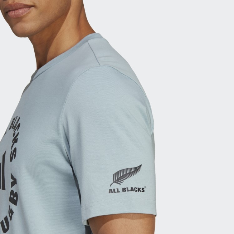 T-shirt Torcedores De Rugby All Black Adidas Cinza