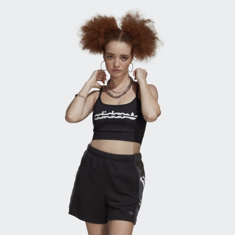 Sutiã Elástico Adidas Preto