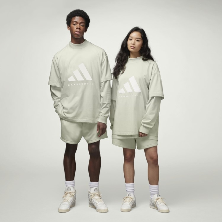 Bermuda De Basquete Adidas Verde