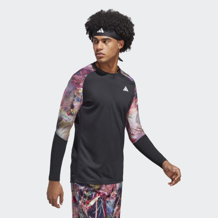 Adidas Melbourne Tennis Heat.rdy Camiseta Manga Longa Multicolorida