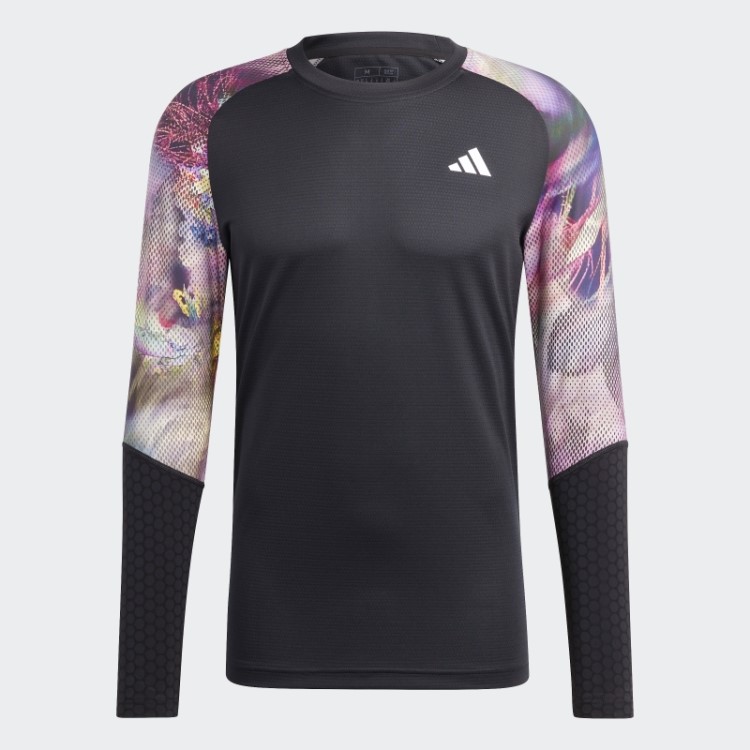 Adidas Melbourne Tennis Heat.rdy Camiseta Manga Longa Multicolorida