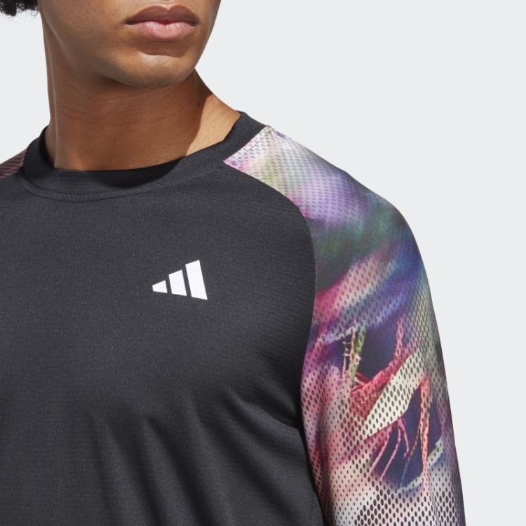 Adidas Melbourne Tennis Heat.rdy Camiseta Manga Longa Multicolorida