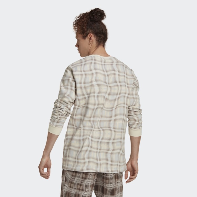 Camiseta Manga Longa Com Estampa Revelação Branca Adidas