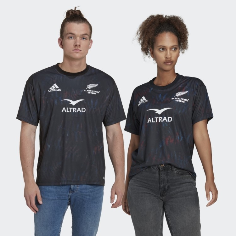 Camisa Preta Adidas Black Ferns Sevens Home (gênero Neutro)