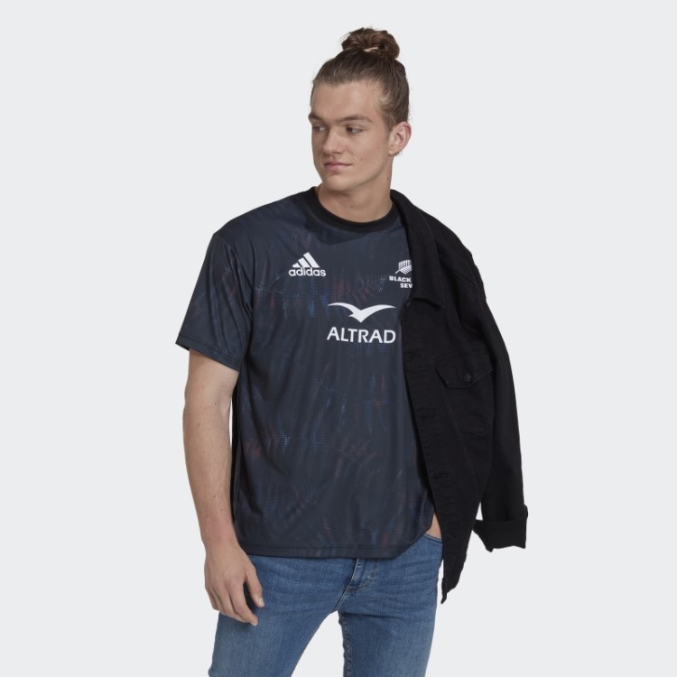 Camisa Preta Adidas Black Ferns Sevens Home (gênero Neutro)