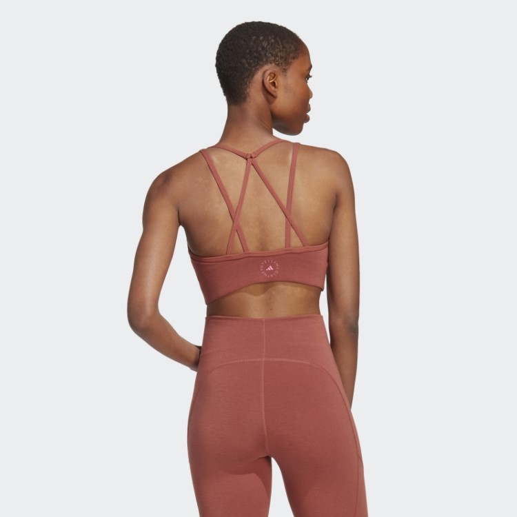 Adidas By Stella Mccartney Truestrength Sutiã De Suporte Médio Sépia Quente
