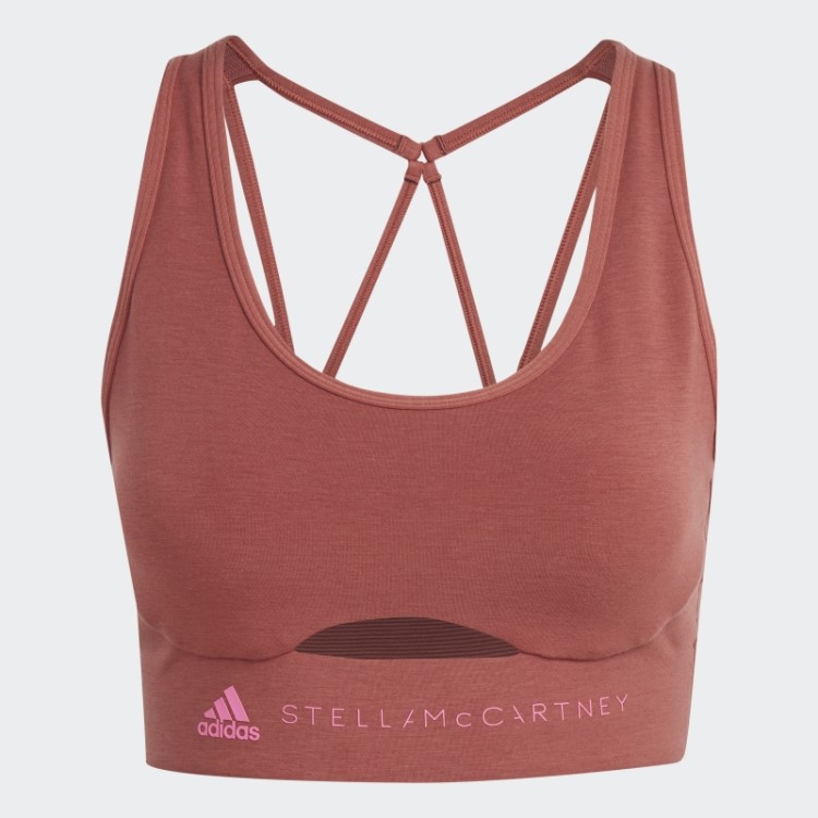 Adidas By Stella Mccartney Truestrength Sutiã De Suporte Médio Sépia Quente