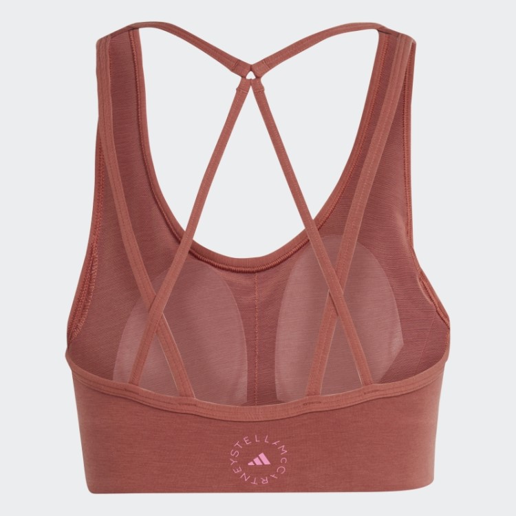 Adidas By Stella Mccartney Truestrength Sutiã De Suporte Médio Sépia Quente