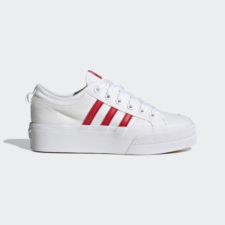 Adidas Nizza Sapatos De Plataforma Escarlate