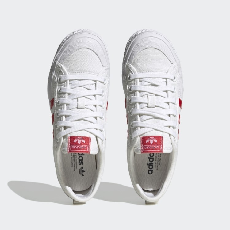Adidas Nizza Sapatos De Plataforma Escarlate
