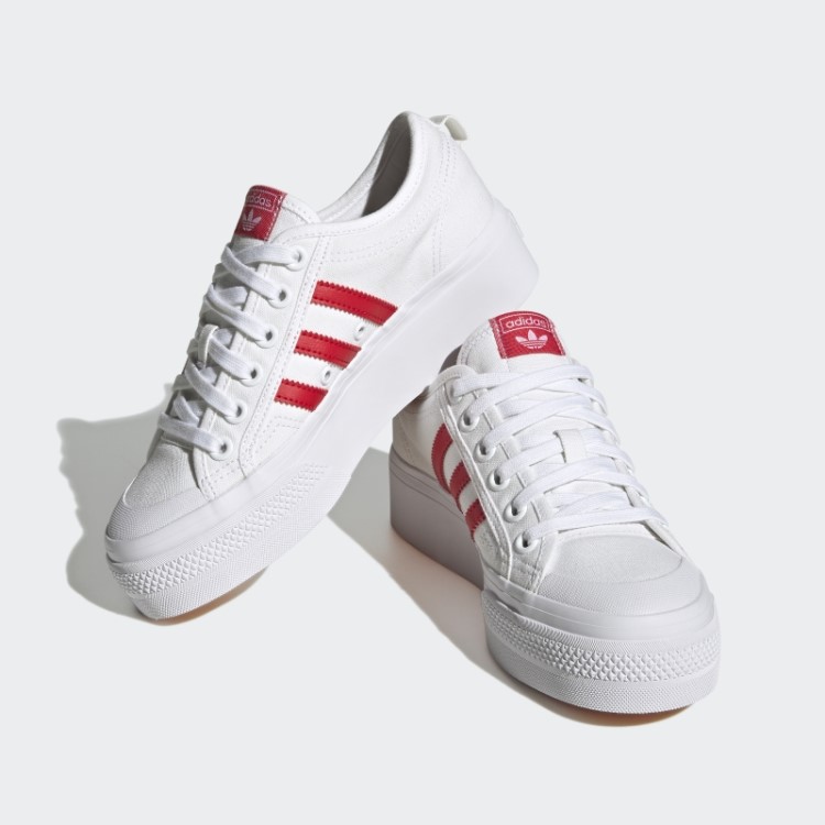 Adidas Nizza Sapatos De Plataforma Escarlate