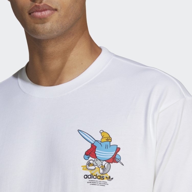 Camiseta De Natal (gênero Neutro) Branca Adidas