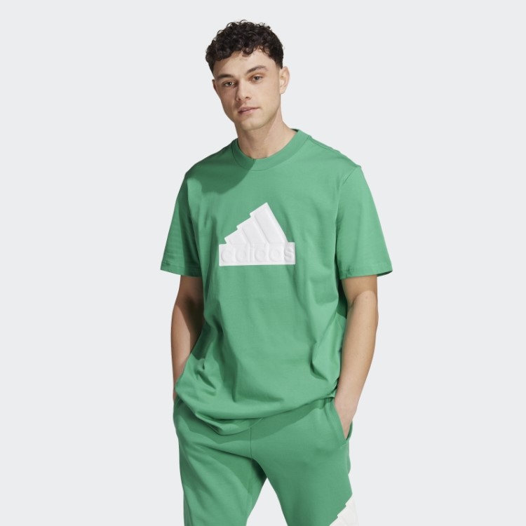 Distintivo De ícones Do Futuro Da Quadra De Camiseta Esportiva Verde Adidas