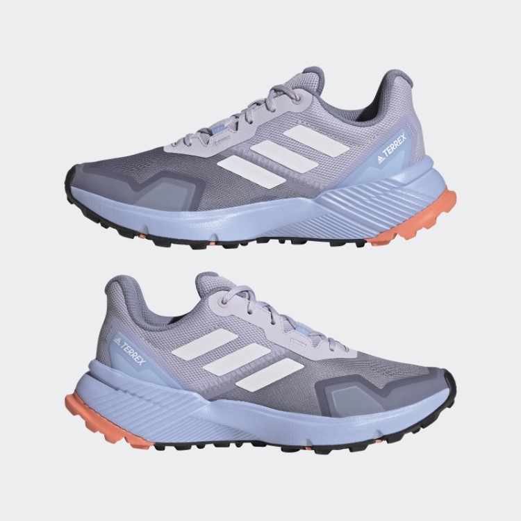 Tênis De Corrida Terrex Soulstride Trail Adidas Silver Violet